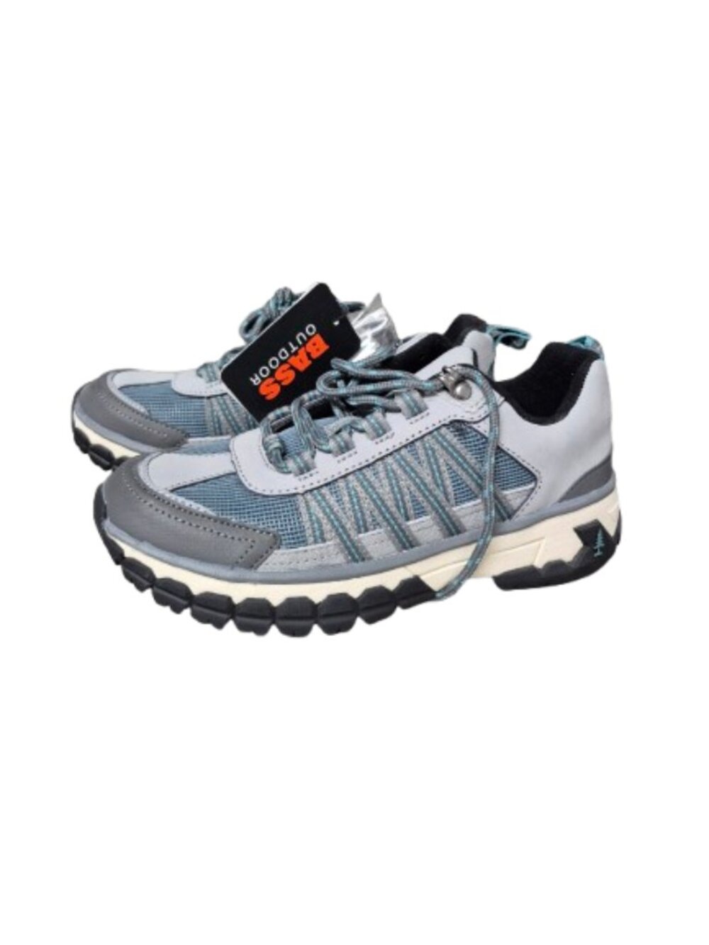 7 NWT Bass Outdoor Low Top Cushioned Insole Watr Resistant Hiking Shoes